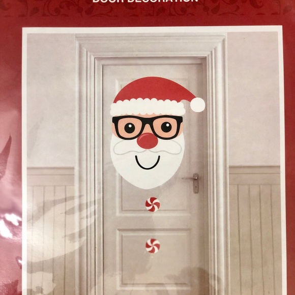 HAPPY HOLIDAYS Christmas Santa Clause Front Door - Picture 2 of 2